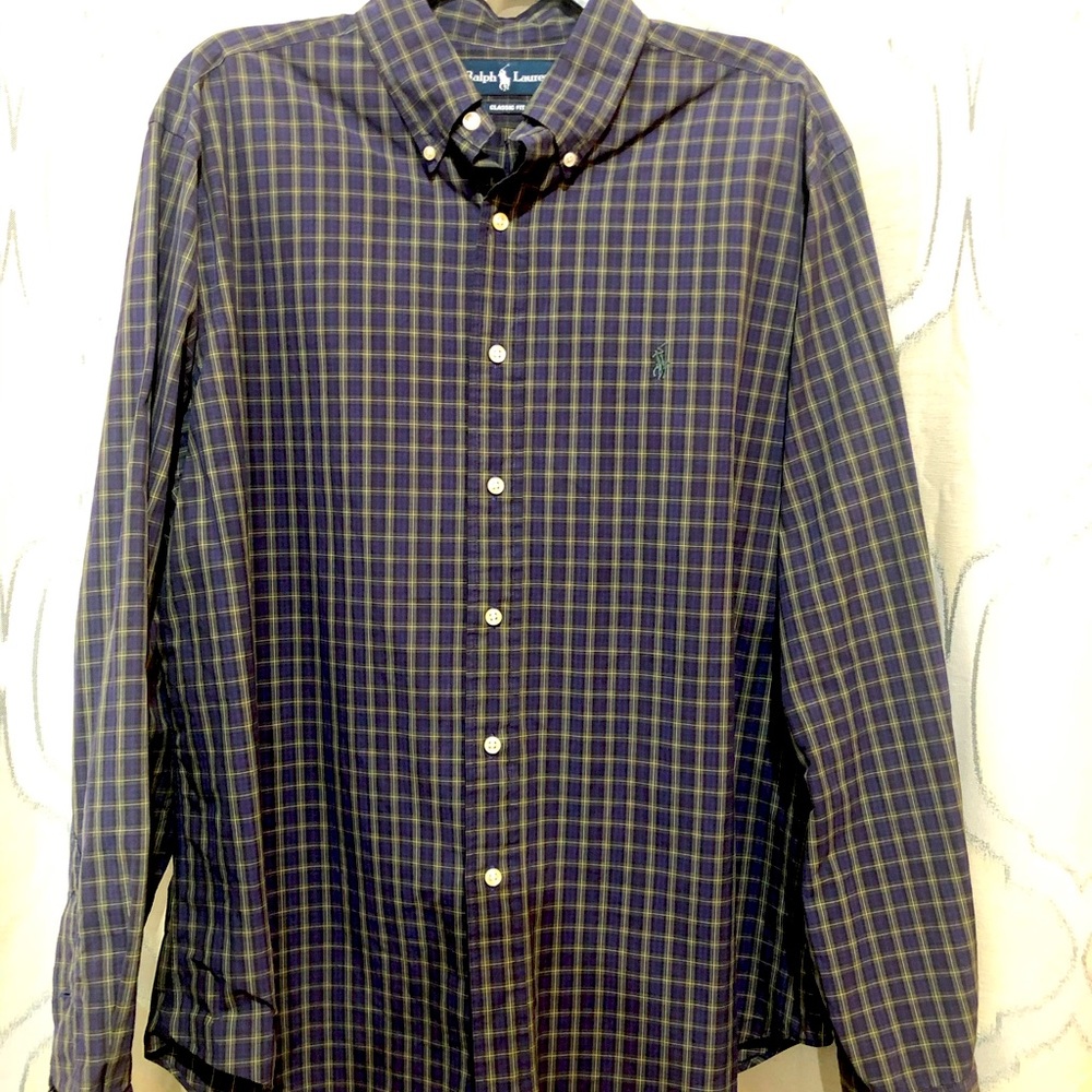 Ralph Lauren Navy Men’s Classic Shirt - XL
